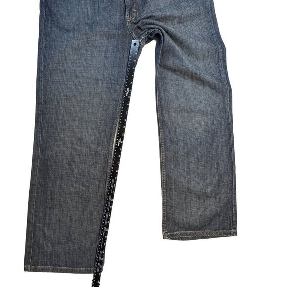 Claiborne Bootcut Jeans Men 40x32 Blue Dark Wash Straight Fit - Picture 11 of 13